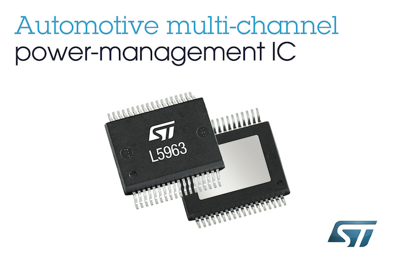STMicro's automotive multi-regulators reduce size and cost of car infotainment